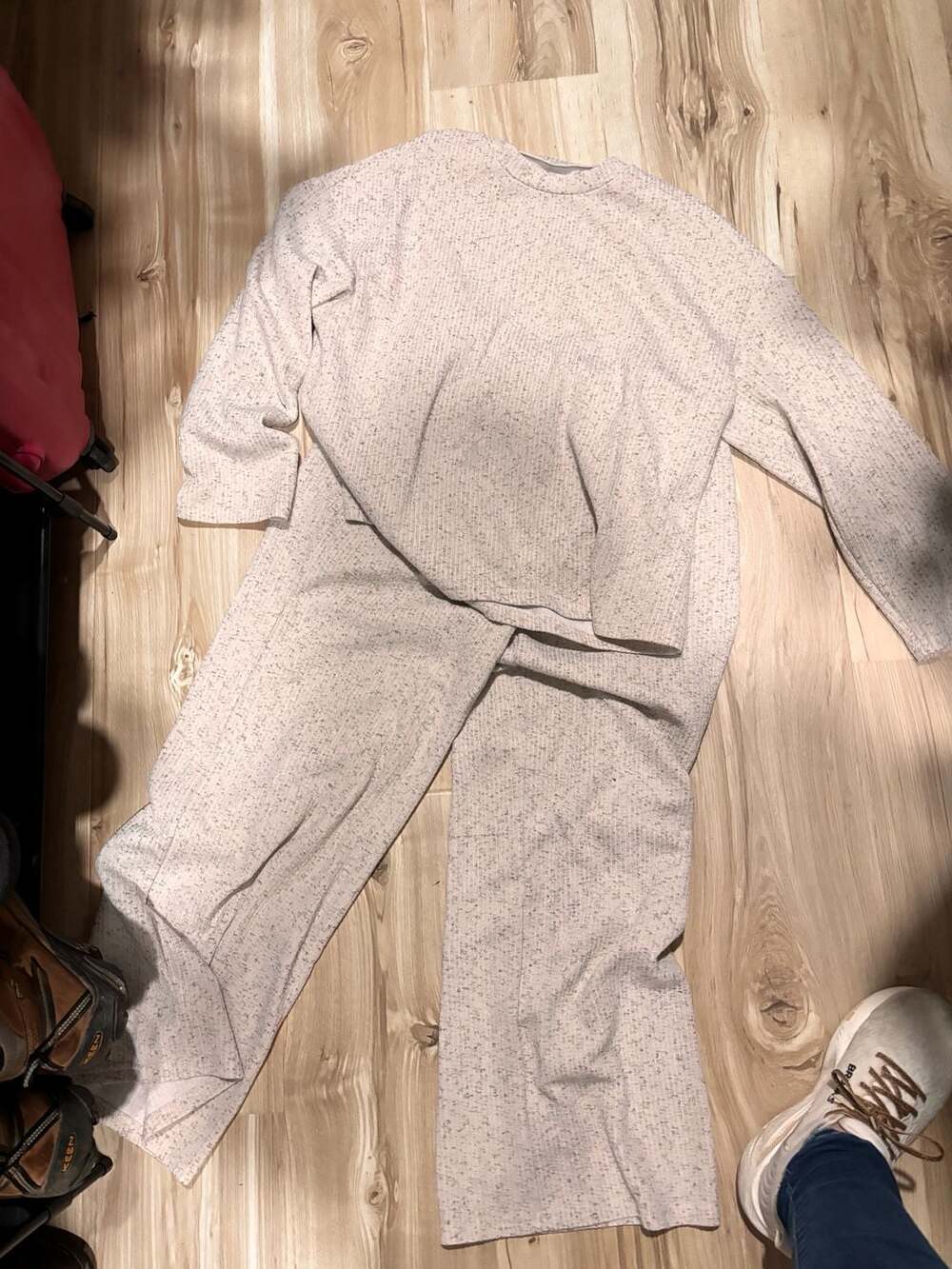 Shein Lounge Set Size XL Two Piece Heathered Sweater and Pants